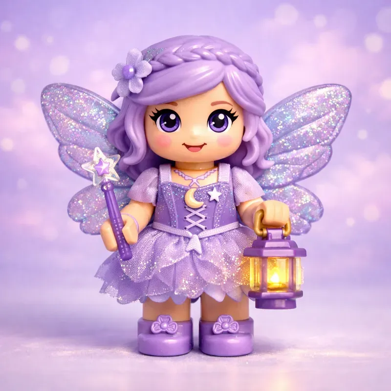 Playful Brick Character Studio Art