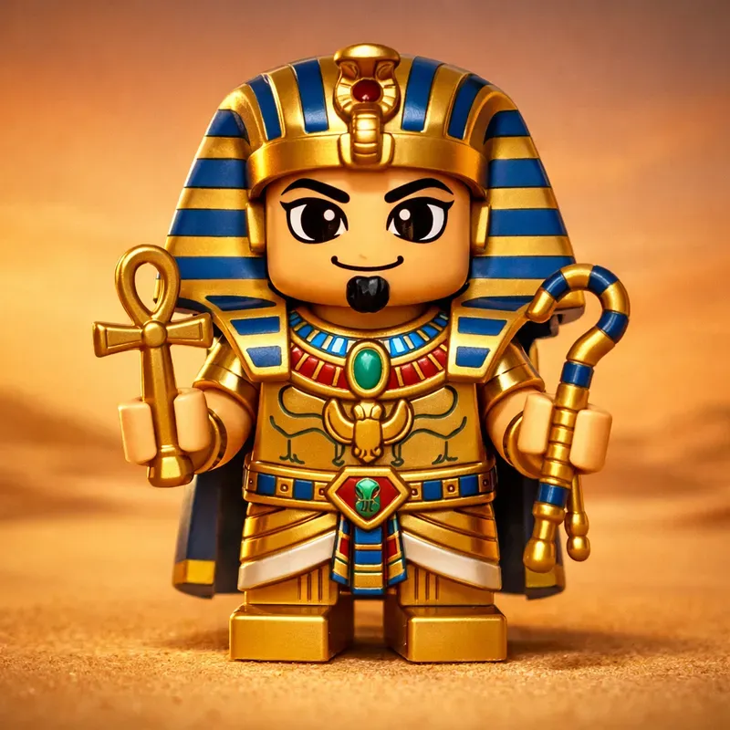 Playful Brick Character Studio Art