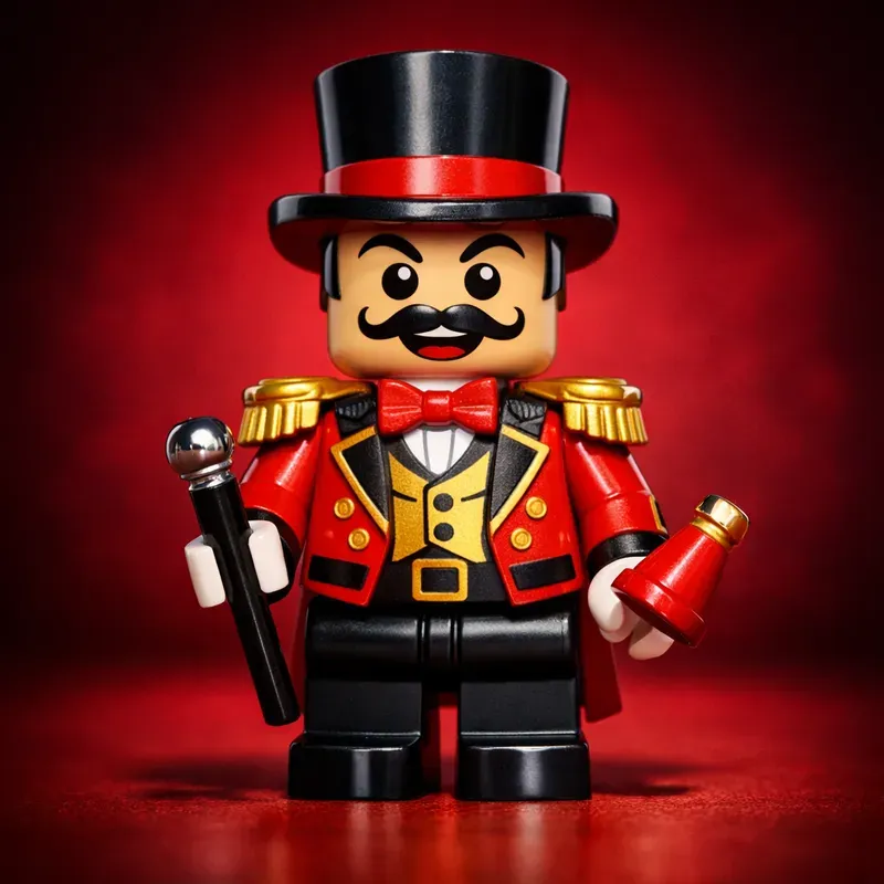 Playful Brick Character Studio Art