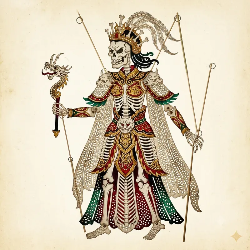 Chinese Shadow Puppet Characters