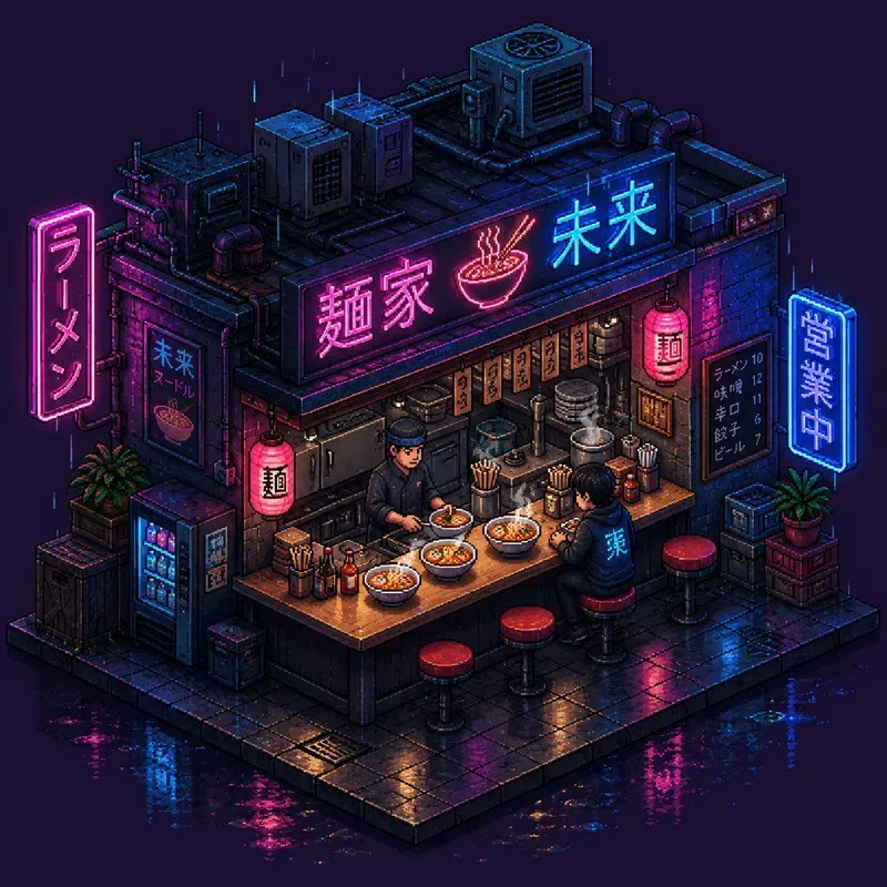 Retro RPG Isometric Pixel Art Environments