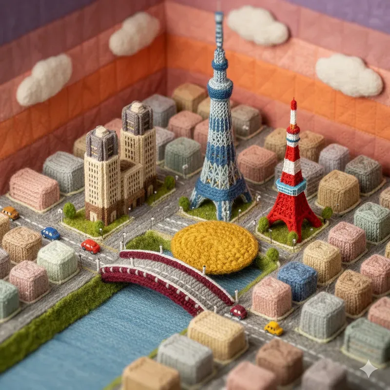 Knitted City Miniature Generators