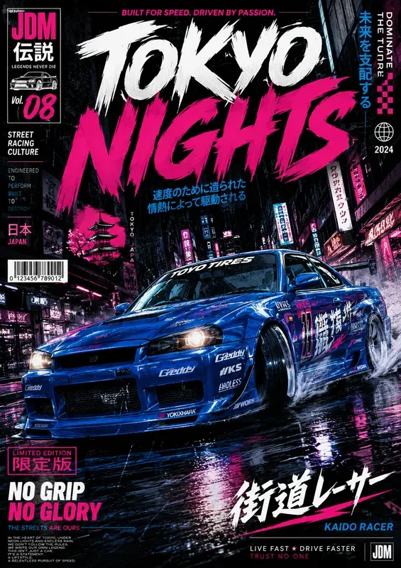 Manga Racing Poster Generator