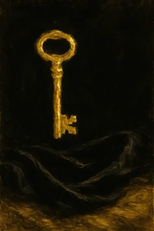 Black Gold Impressionist Art