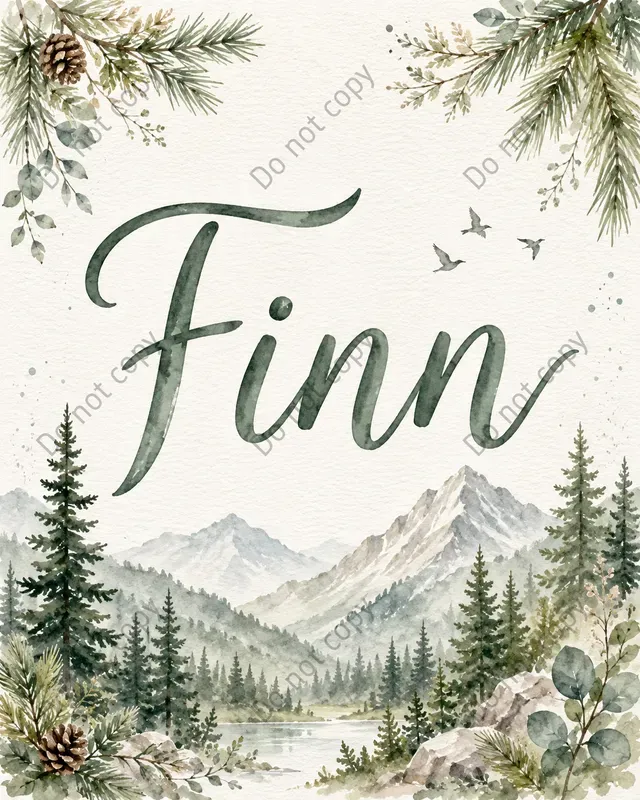 Watercolor Nursery Name Signs