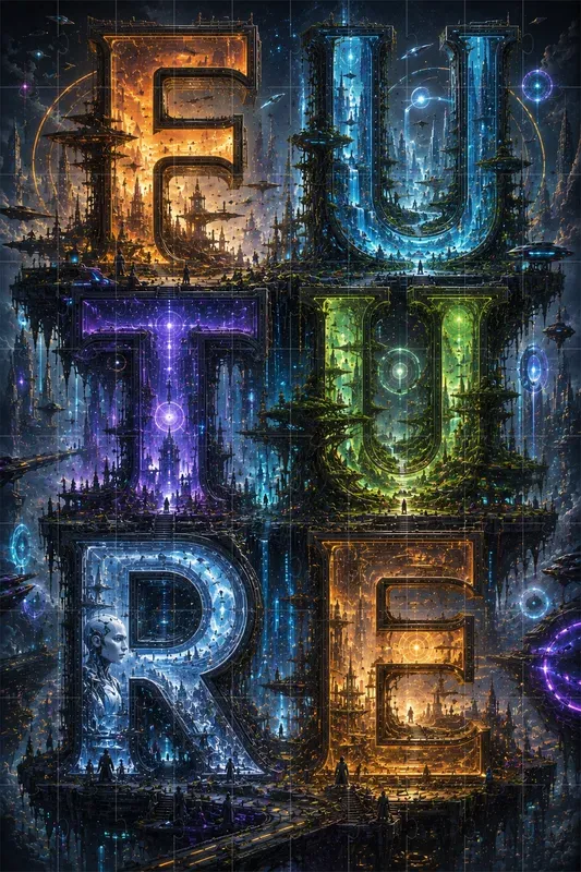 Dimensional Portal Typography Generator