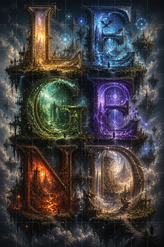 Dimensional Portal Typography Generator