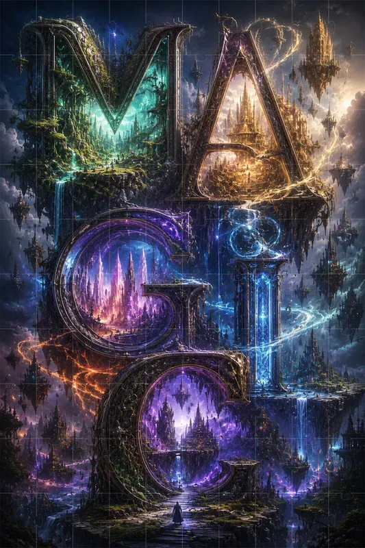Dimensional Portal Typography Generator