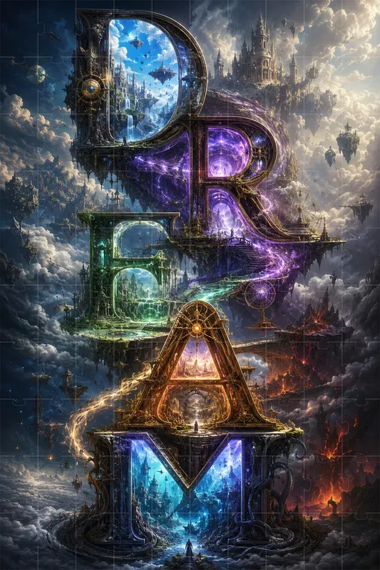 Dimensional Portal Typography Generator