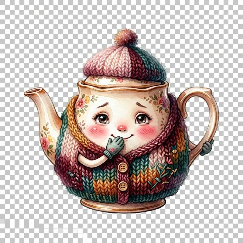 Whimsical Watercolor Avatar Clipart Pngs