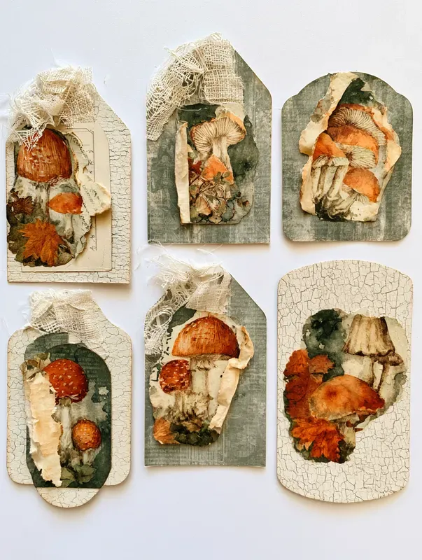 Autumn Harvest Junk Journal Clusters