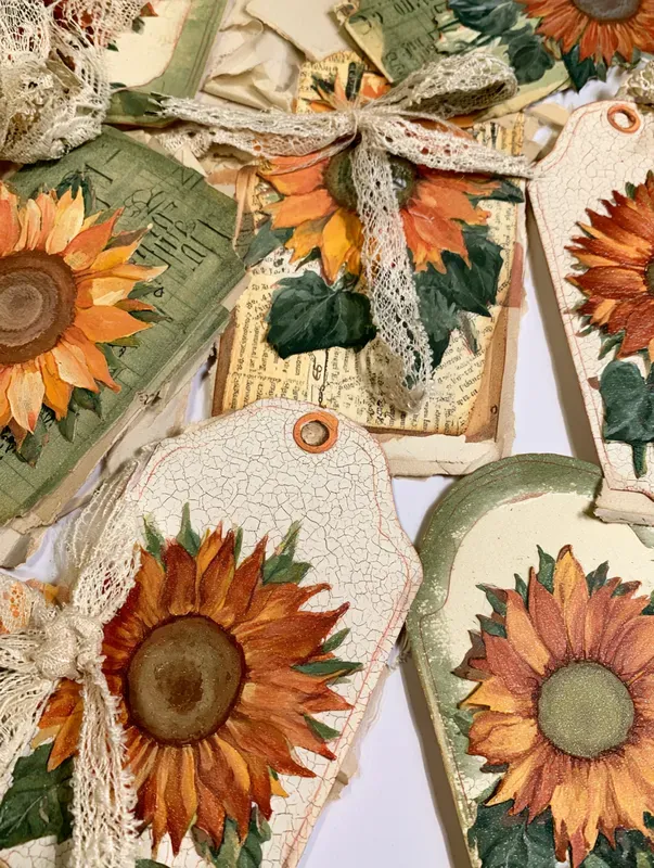 Autumn Harvest Junk Journal Clusters
