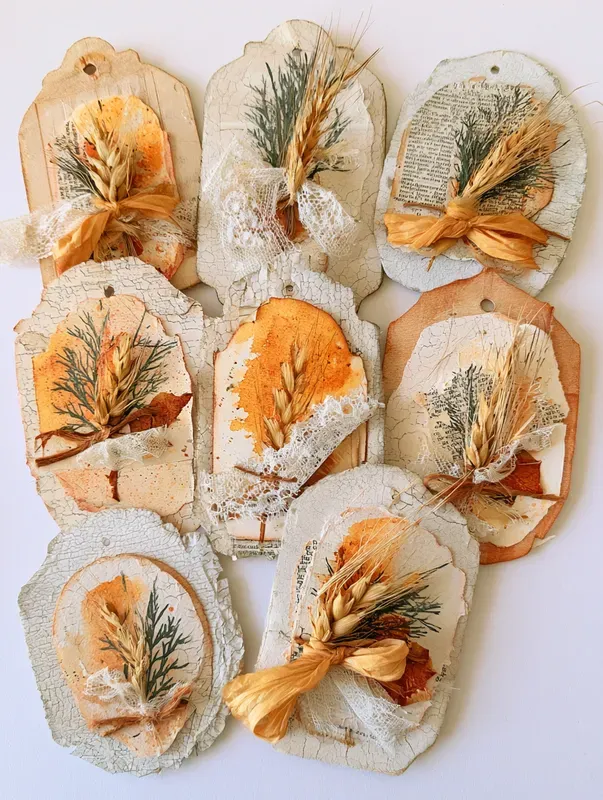 Autumn Harvest Junk Journal Clusters