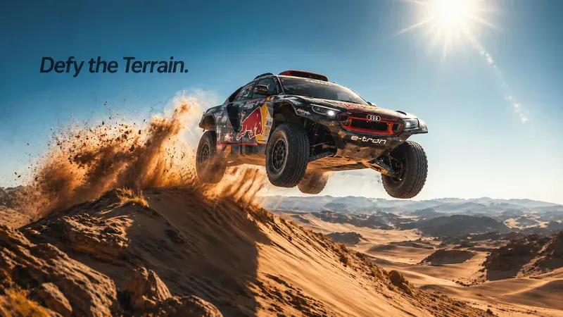 Adrenaline Desert Rally Vehicle Adverts