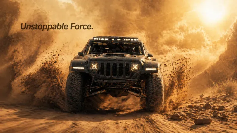 Adrenaline Desert Rally Vehicle Adverts