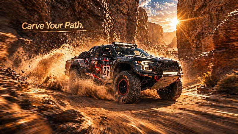 Adrenaline Desert Rally Vehicle Adverts