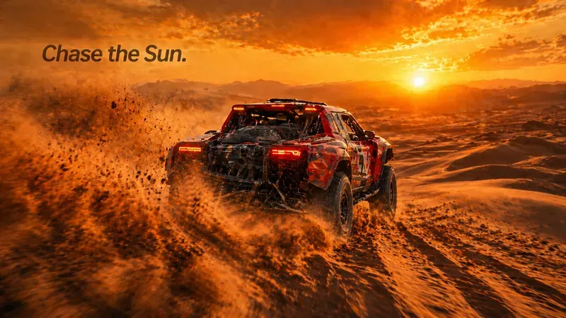 Adrenaline Desert Rally Vehicle Adverts