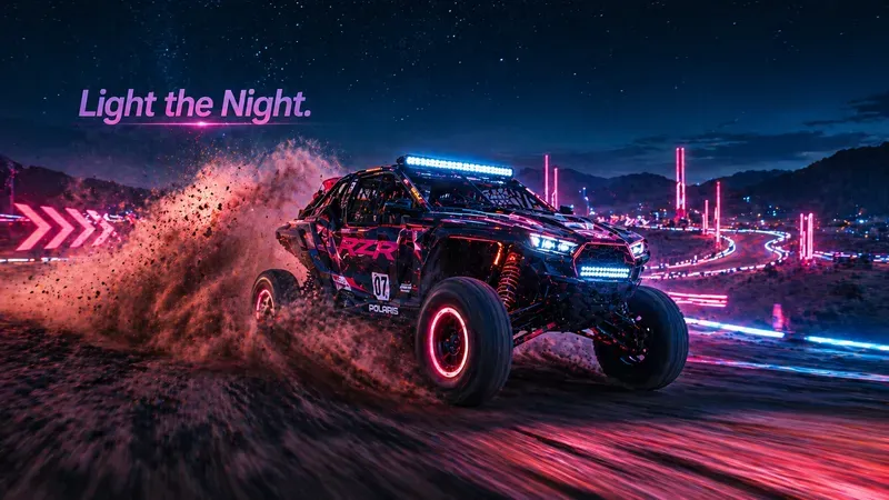 Adrenaline Desert Rally Vehicle Adverts