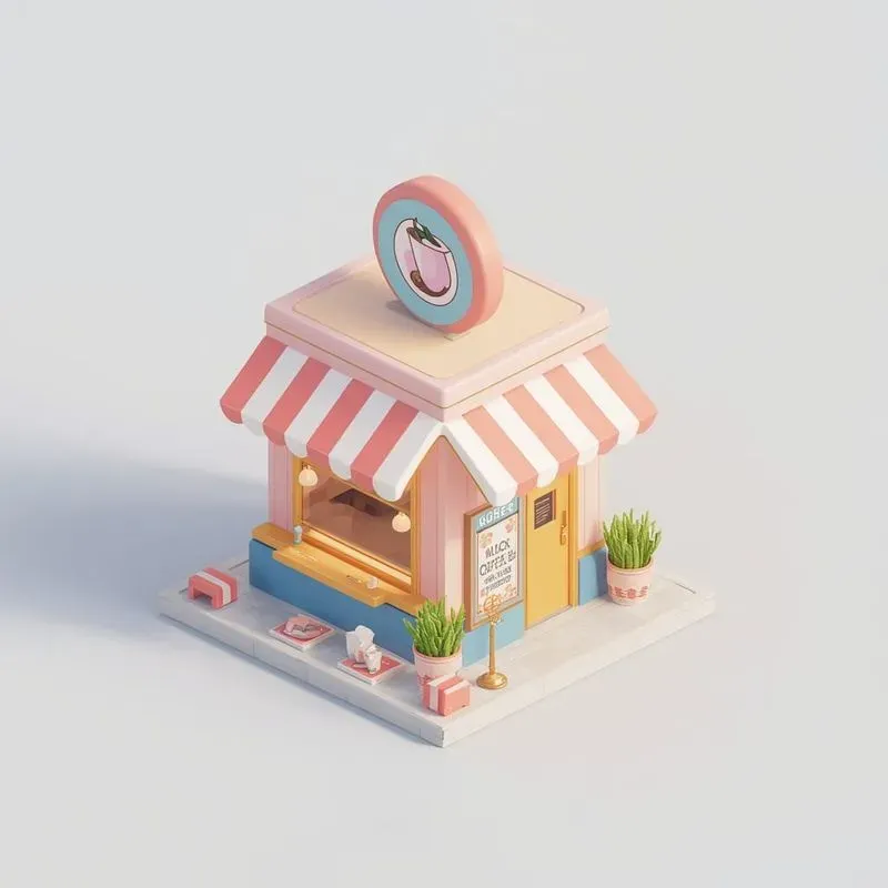 3D Cute Isometric Clay Icons