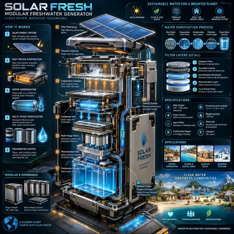 Futuristic Scientific Tech Infographics
