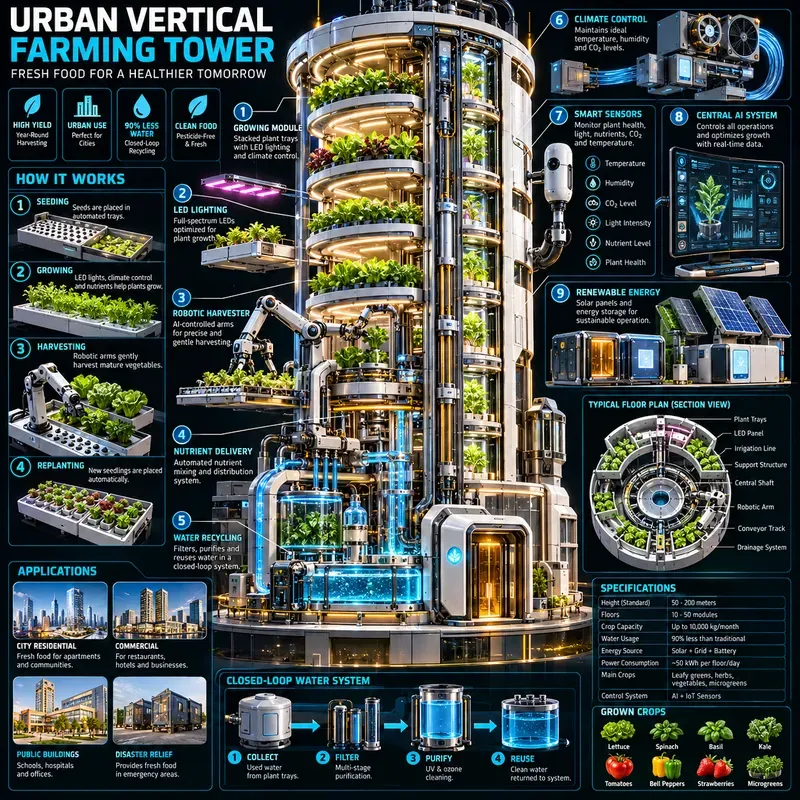 Futuristic Scientific Tech Infographics