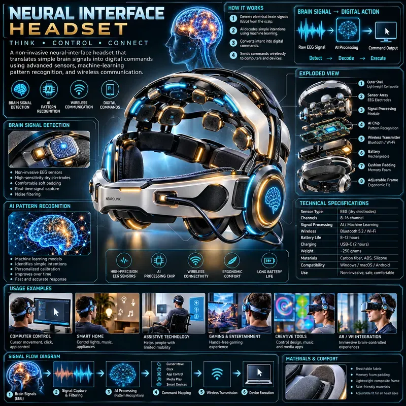 Futuristic Scientific Tech Infographics