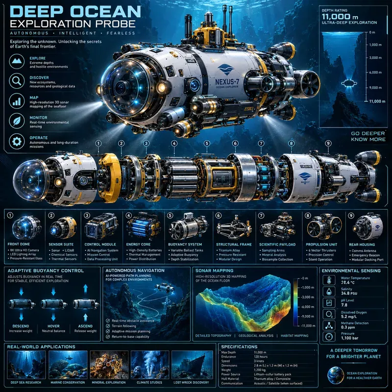 Futuristic Scientific Tech Infographics