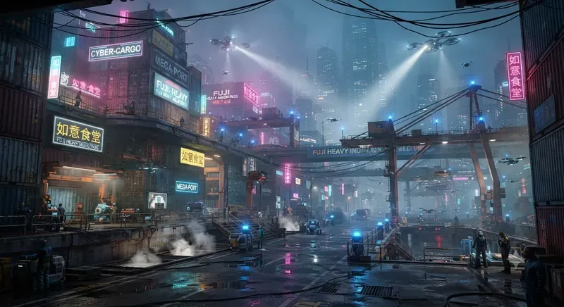 Cyberpunk Neotokyo Streetscapes