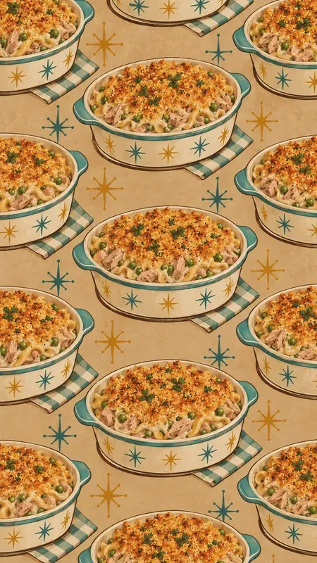 Dinner Kraft Paper Seamless Patterns