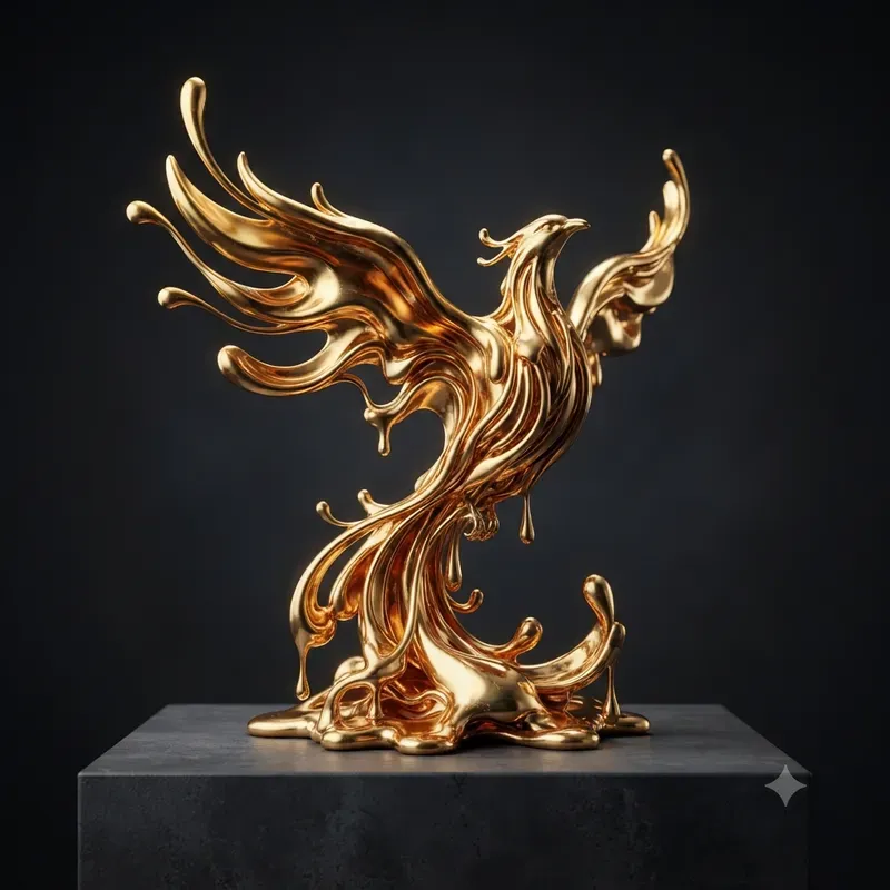 Melted Gold Artworks