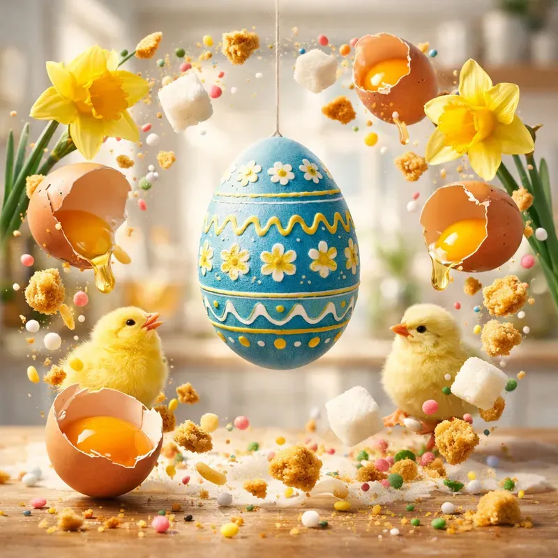 Easter Food Splash Dynamic Compositions