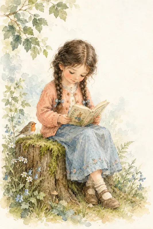 Whimsical Watercolor Childhood Adventures