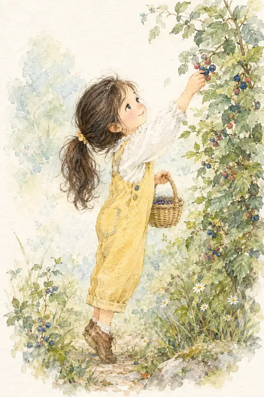 Whimsical Watercolor Childhood Adventures
