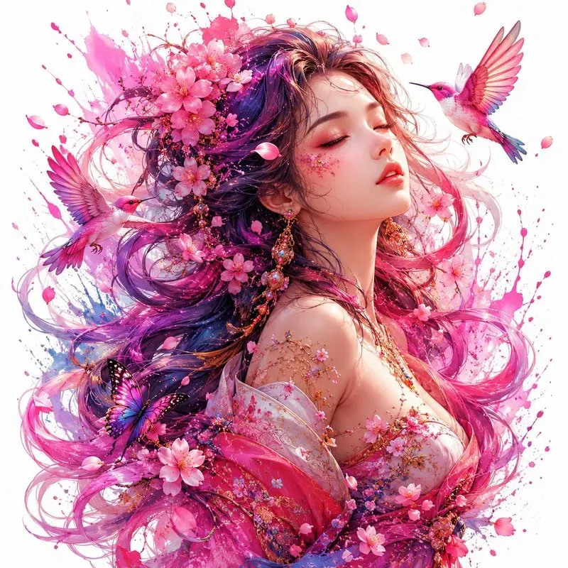 Dream Bloom Muses Vibrant Fantasies