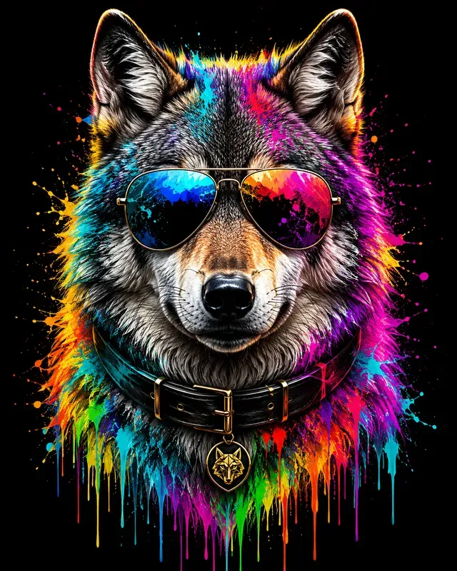 Vibrant Neon Animal Pop Collections