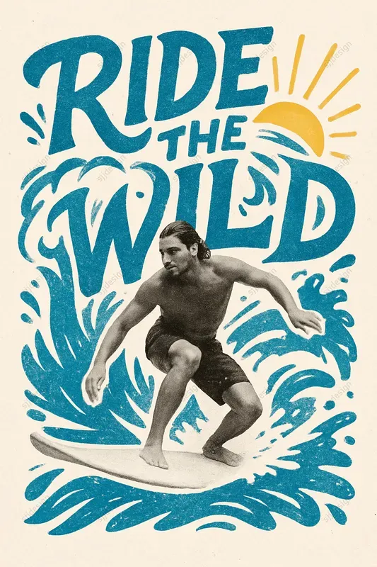 Vintage Handdrawn Poster Style