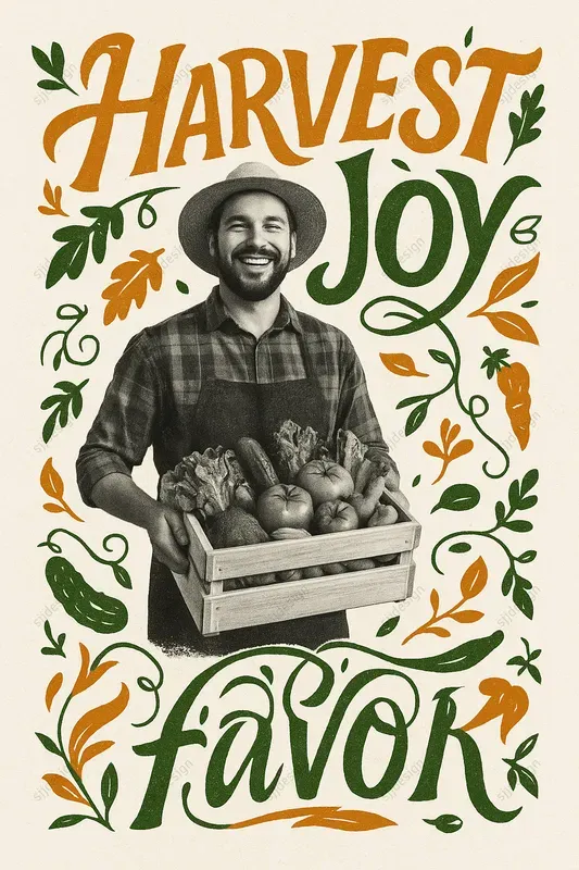 Vintage Handdrawn Poster Style