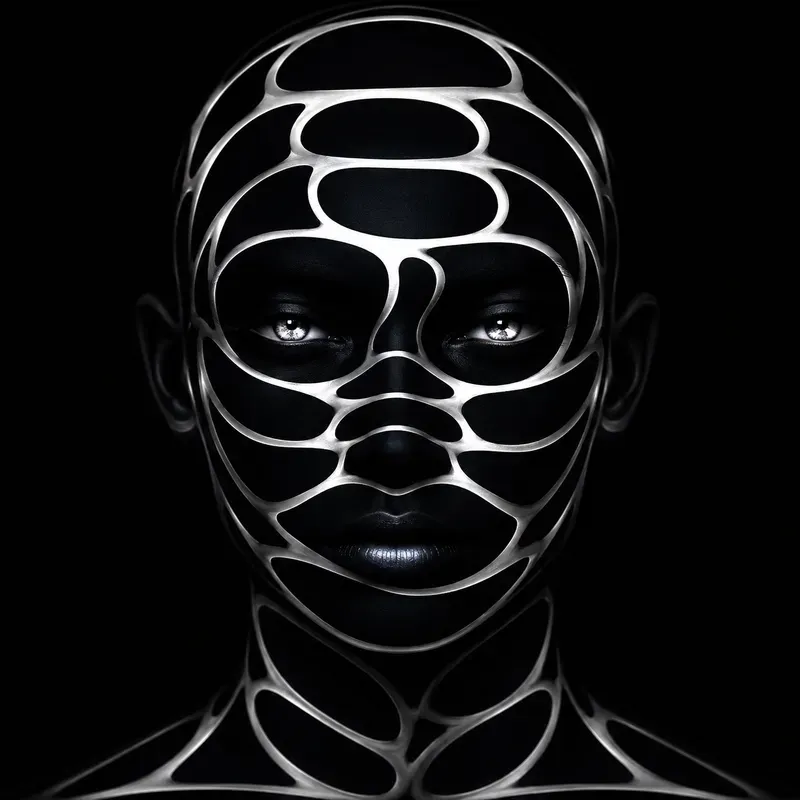 Surreal Optical Illusion Faces