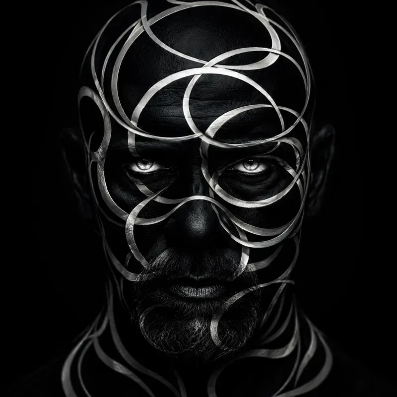 Surreal Optical Illusion Faces