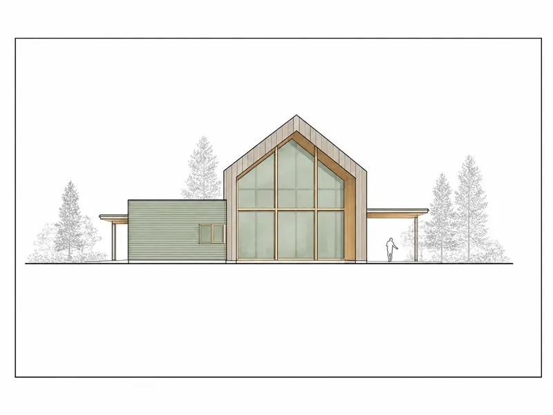 Colorize Architectural Elevations Plans