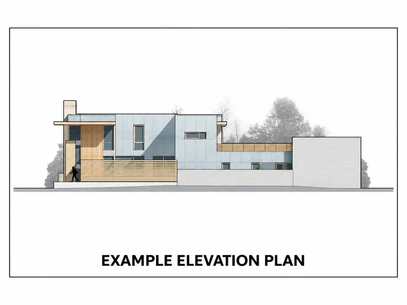 Colorize Architectural Elevations Plans