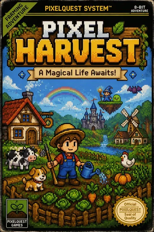 8bit Game Cover Generator