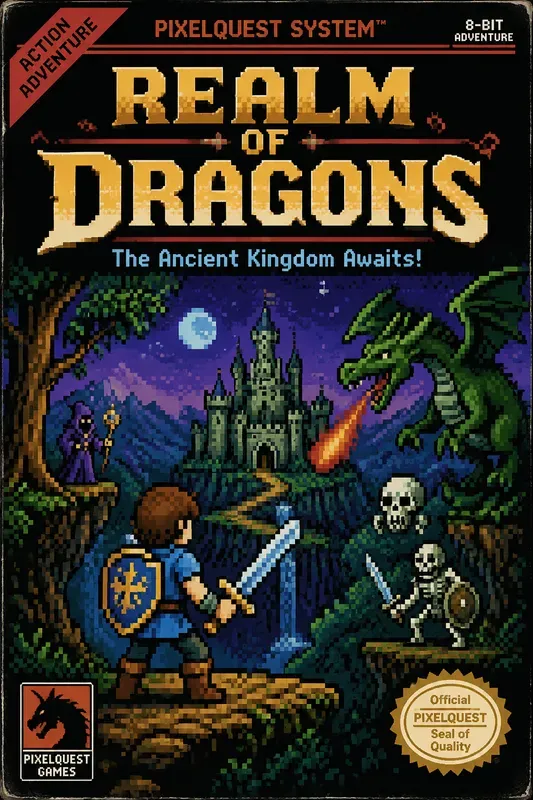 8bit Game Cover Generator