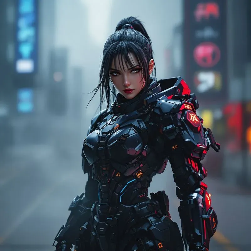 Dark Cyberpunk Anime Character Wallpapers