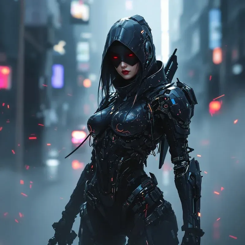 Dark Cyberpunk Anime Character Wallpapers