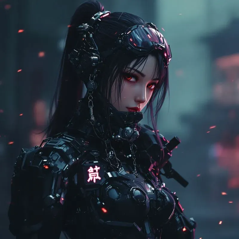 Dark Cyberpunk Anime Character Wallpapers