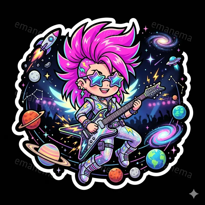 Chibi Anime Style Stickers
