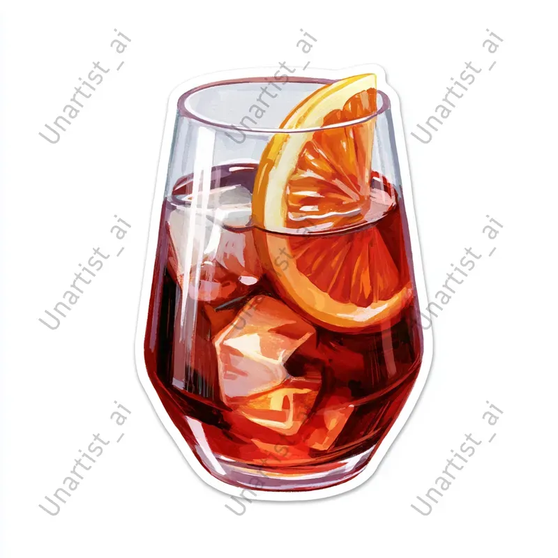 Cocktail Sticker Illustrations