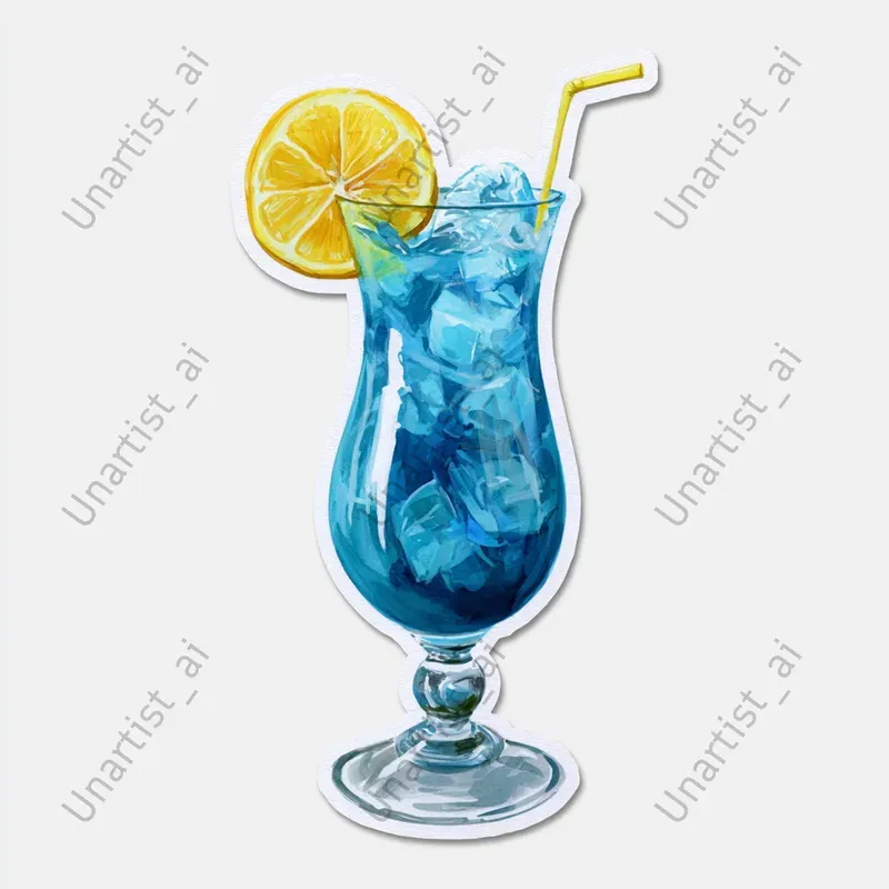 Cocktail Sticker Illustrations
