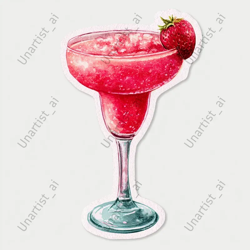 Cocktail Sticker Illustrations